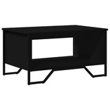 Coffee Table Black 75x51x40 cm Engineered Wood 848484