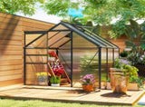 190 x 190cm Walk-In Polycarbonate Greenhouse T3398P377632