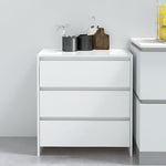 Sideboard High Gloss White 70x41x75 cm Engineered Wood 809752