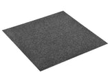 Carpet 20 pcs Anthracite 50 x 50 cm 100% Polypropylene 42046746