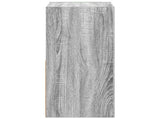 Bedside Table Grey Sonoma 35 x 32 x 68.5 cm Engineered Wood 8000638