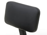 Round Shape Adjustable Salon Stool with Back Black 28184320