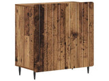 3 Piece Bathroom Cabinet Set ZWOLLE Old Wood Engineered Wood 3417439
