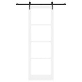 Sliding Door Manual ORKDAL White 78 x 232 cm Wood and metal 3332444