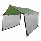 Camping Tarp with Mesh Walls Green 340 x 260 x 220 cm 42028563