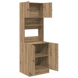 Kitchen Sideboard with Shelf 2 pcs Artisan Oak 60 x 50 x 180 cm 3365556