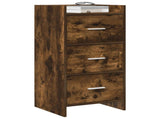 Sideboard Smoked Oak 40 x 36 x 80 cm Engineered Wood 8011063