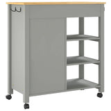 Kitchen Trolley MONZA 84x40x88.5 cm Solid Wood Pine 376113