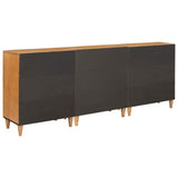 Sideboard 3 pcs 180 x 33.5 x 75 cm Solid mango wood Brown 3310065