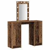 Dressing Table Brown 102 x 33 x 135 cm Engineered Wood 865188