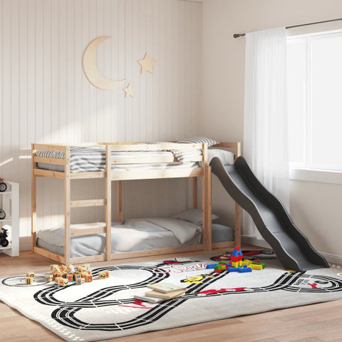 Bunk Bed with Slide&Ladder without Mattress 90x190 cm Single 3284245