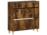 Shoe Cabinet DELFT 78 x 24 x 103 cm Engineered Wood Smoked Oak 897100