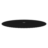 ZNTS Jumping Mat Fabric Black for 13 Feet/3.96 m Round Trampoline 92405