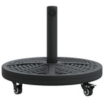 ZNTS Parasol Base with Wheels for Ø38-48 mm Poles 13 kg Round 42002568