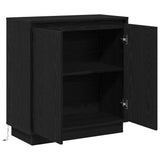 Sideboard with Door Black Oak 71 x 34.5 x 75 cm Engineered wood 869643