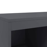 Highboard Anthracite 68.5x39x111.5 cm Steel 846604