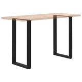 ZNTS Coffee Table Legs U-Shaped 2 pcs Black 60x cm Steel 4013236