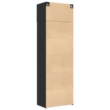 Storage Cabinet Black 70x42.5x225 cm Engineered Wood 3281330