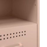 Bedside Cabinets 2 pcs Pink 36x39x50.5 cm Steel 843057