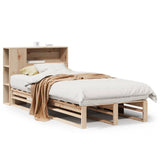 Bookcase Bed without Mattress 100x200 cm Solid Wood 3323902
