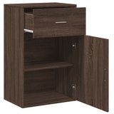 Storage Cabinet Brown Oak 56.5x39x90 cm Engineered Wood 840715