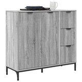 Sideboard Grey Sonoma 89.5 x 33 x 82 cm Engineered Wood 883460