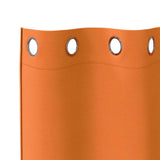 Blackout Curtains with Rings 2 pcs Bright Orange 260 x 140 cm 4107402