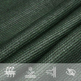 Sunshade Sail 160 g/m Dark Green 5x6x6 m HDPE 311483