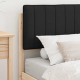 Bed Frame with Upholstered Headboard Black 90 x 200 cm 877796