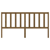 Bed Headboard Honey Brown 206x4x100 cm Solid Wood Pine 817763