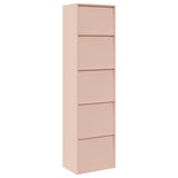 Storage Cabinet 2 pcs Pink 60 x 40 x 220 cm Steel Lockable 3438706