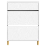 Shoe Cabinet DELFT 78 x 24 x 103 cm Engineered Wood White 897095