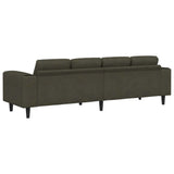 Sofa Set Army green Faux suede leather 3335111