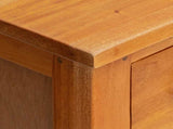 Chest of Drawers Natural 45 x 35 x 100.5 cm Solid Mahogany Wood 42009933