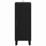 Sideboard Black Oak 34.5 x 34 x 90 cm Engineered Wood and Iron 881656