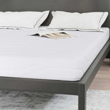 Mattress White 140 x 190 cm Gel-Infused Foam 4106317