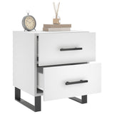 Bedside Cabinets 2 pcs White 40x35x47,5 cm Engineered Wood 827357