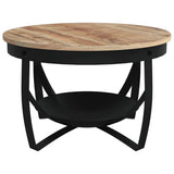 Coffee Table 68x43 cm Rough Mango Wood 320794