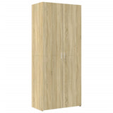 Highboard Sonoma Oak 80x42.5x185 cm Engineered Wood 3281436