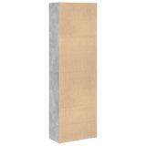 Bookcase Concrete Grey 60x30x189 cm Engineered Wood 857920