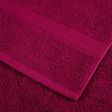 Premium Shower Towels SOLUND 4pcs Bordeaux 70x140cm 600gsm 137213