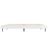 Bed Frame without Mattress High Gloss White 140x190 cm 832279
