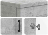 3 Piece Bathroom Cabinet Set UTRECHT Concrete Grey 3417489