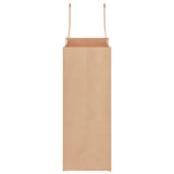 Paper Bags 250 pcs with Handles Brown 21x11x28 cm 4101811