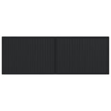 Wall-Mounted Headboard EDE Black Engineered Wood 896076