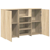 Reception Desk Sonoma Oak 155x50x103.5 cm Engineered Wood 3324198