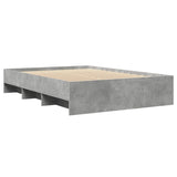 Bed Frame Concrete grey Engineered wood, plywood Small Double 3295698