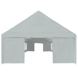 Tent Fabric without Frame Grey 10 x 5 m PE 43862