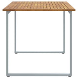 Garden Dining Table Grey 160 x 80 x 75 cm 4010595