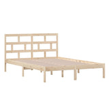 3101218 Bed Frame without Mattress Solid Wood 140x200 cm